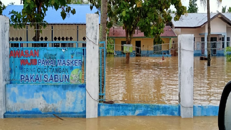 Sempat Terhenti akibat Banjir, Aktivitas Belajar Beberapa Sekolah di Pidie Kembali Lancar 