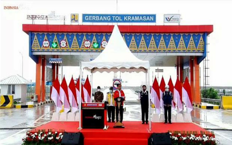 Tol Kayu Agung - Palembang Diresmikan, Jokowi: Ini Poros Terpenting 