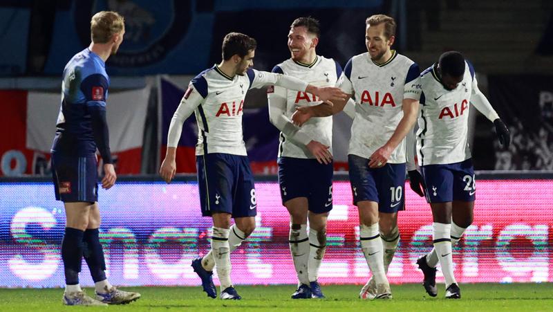 Sempat Tertinggal, Tottenham Hotspur Kalahkan Wycombe 4-1