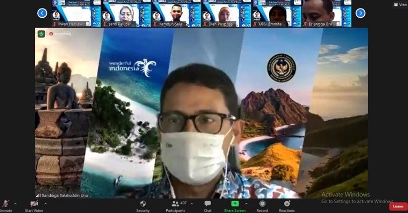 90 Juta Penduduk Indonesia Didominasi Milenial, Sandiaga Uno: Bisa Majukan Pariwisata