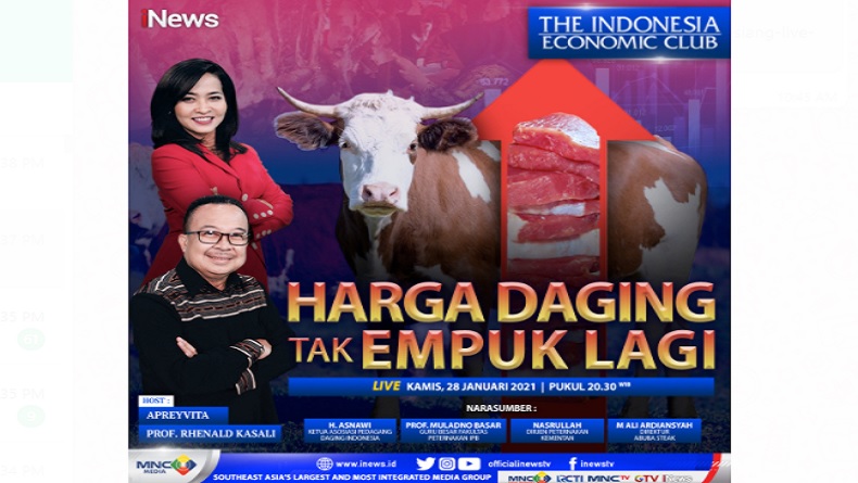 Dipandu Rhenald Kasali,