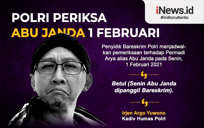 Abu Janda Dipanggil Bareskrim soal Laporan SARA dan Penistaan Agama