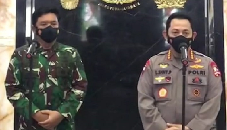 Bertemu Kapolri, Panglima TNI: Senantiasa Dukung Penegakan Hukum Polri demi Keamanan Masyarakat