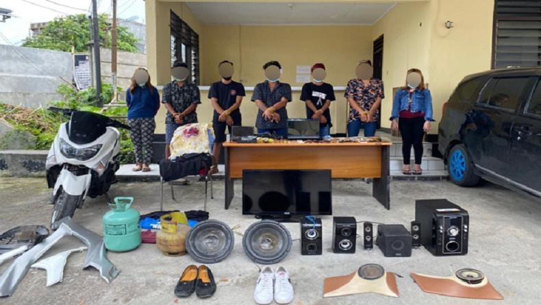 7 Remaja Komplotan Pencuri Ditangkap Satgassus Maleo Polda Sulut