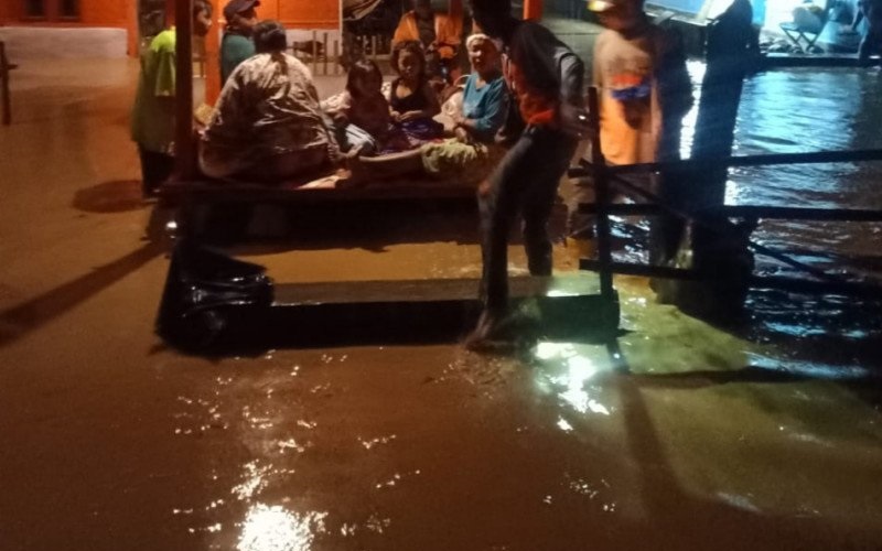 350 Keluarga Terdampak Banjir di Lombok Tengah