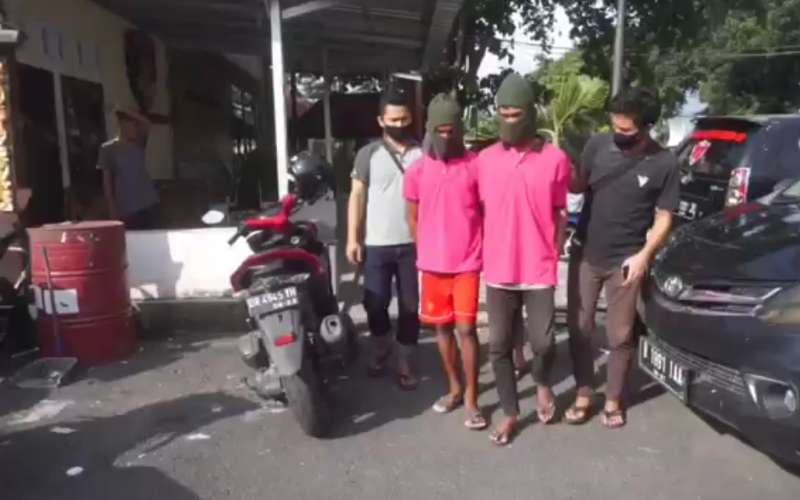 Berdalih Meminjam, Dua Jambret Ini Bawa Kabur HP Korban