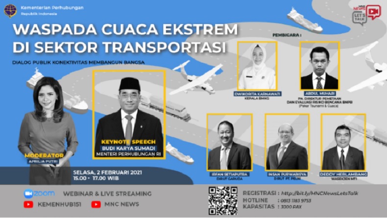 Lewat MNC News, MNC Vision Dukung Kemenhub Atasi Cuaca Ekstrem untuk Keselamatan Transportasi