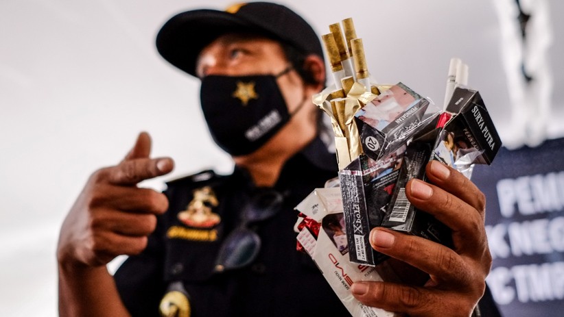Bea Cukai Amankan 117.000 Batang Rokok Ilegal Senilai Rp100 Juta