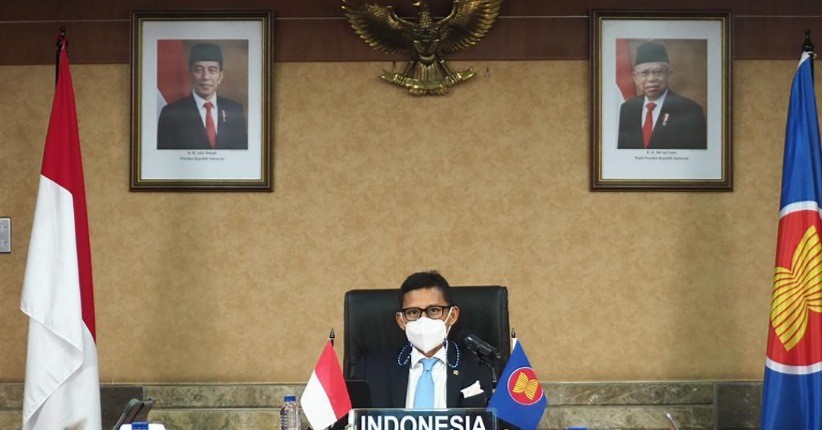 Sandiaga Uno Paparkan Strategi Pemulihan Pariwisata Indonesia di Forum ASEAN