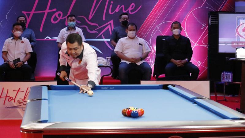 Hot Nine Turnamen Biliar Bola 9 Khusus Wanita Diresmikan Ketua Umum PB POBSI Hary Tanoesoedibjo