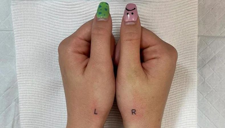 Tak Bisa Bedakan Kanan dan Kiri, Perempuan Ini Bikin Tato R dan L di Tangan