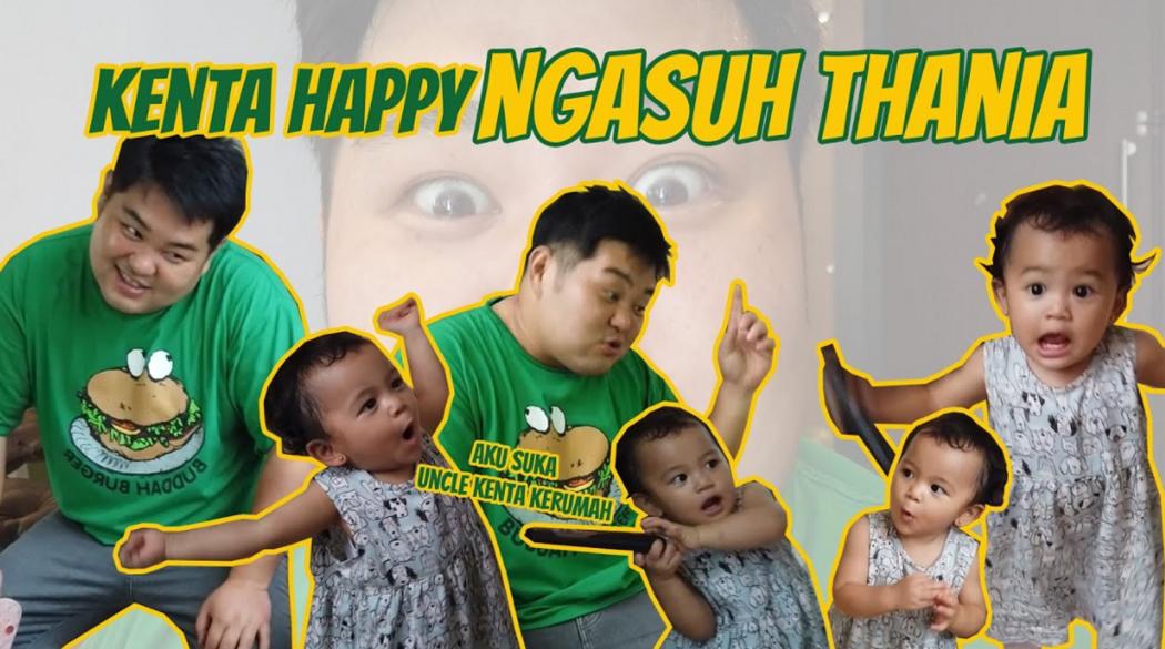 Gemes Banget! Kenta Yamaguchi Main Bersama Thania Putri Onsu