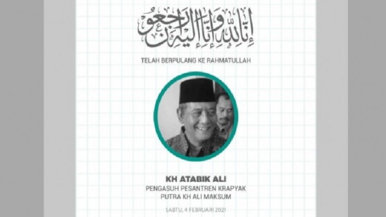 Innalillahi, Mahfud MD Berduka Dua Sahabat Wafat : KH Atabik Ali dan Prof Firmanzah