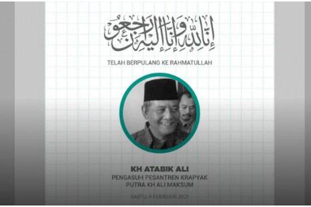 KH Atabik Ali, Mertua Anas Urbaningrum Sempat Menjalani Perawatan di Rumah Sakit