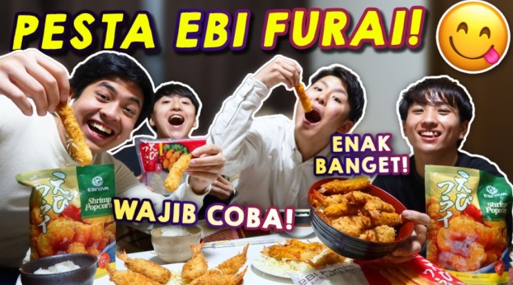Jerome Polin Coba 4 Jenis Ebi Furai Berbeda, Penasaran dengan Rasanya?