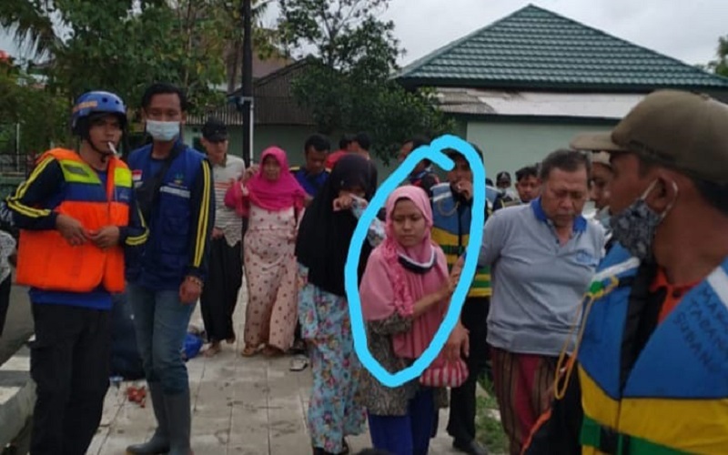 Gadis di Pamanukan Subang yang Minta Tolong via Medsos Telah Dievakuasi