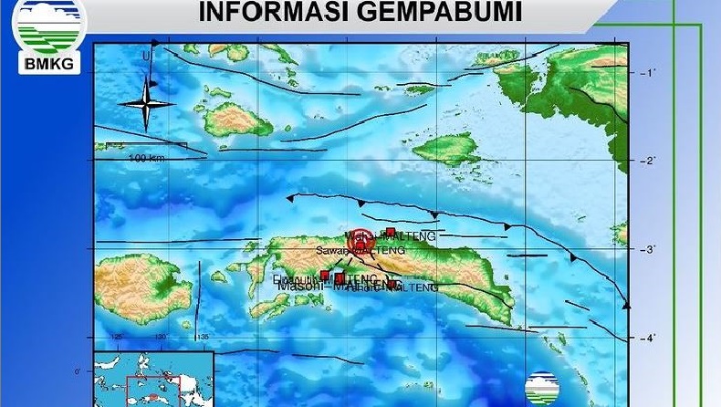 Gempa Pagi Ini M4,7 Guncang Maluku Tengah, Tak Berpotensi Tsunami