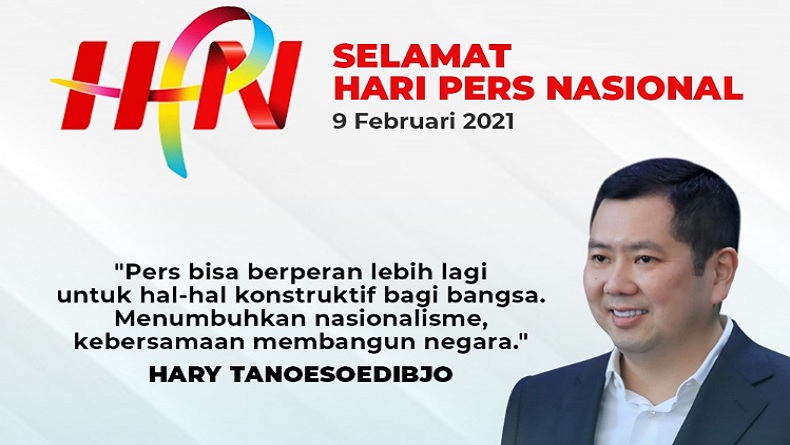 Soroti Pentingnya Hak Cipta dan Ekspansi Digital, Hary Tanoesoedibjo: Selamat Hari Pers Nasional