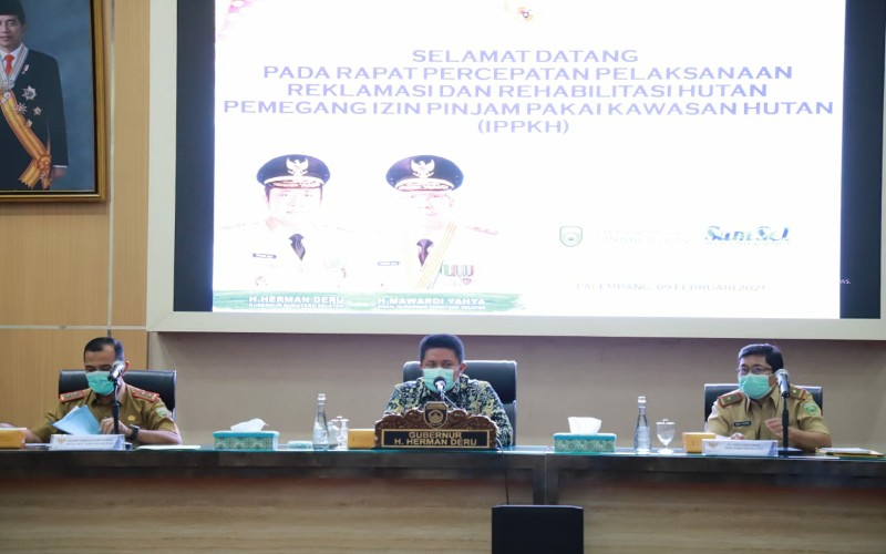 Termasuk Herman Deru, 7 Gubernur Terima Arahan Presiden Terkait Karhutla