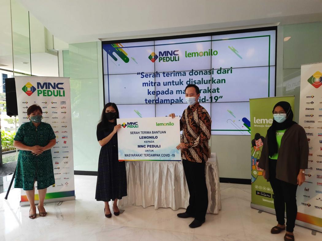 Lemonilo Salurkan Bantuan untuk Korban Bencana melalui MNC Peduli