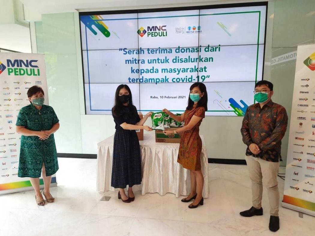 Nestle Kembali Salurkan Bantuan Bencana melalui MNC Peduli