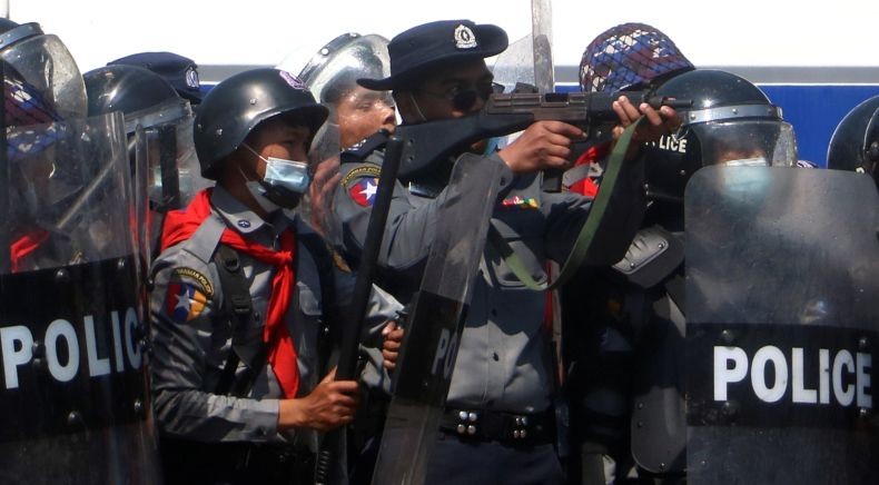 Demonstrasi Kudeta Militer Myanmar Makan Korban Jiwa, Perempuan Muda Tewas Tertembak di Kepala