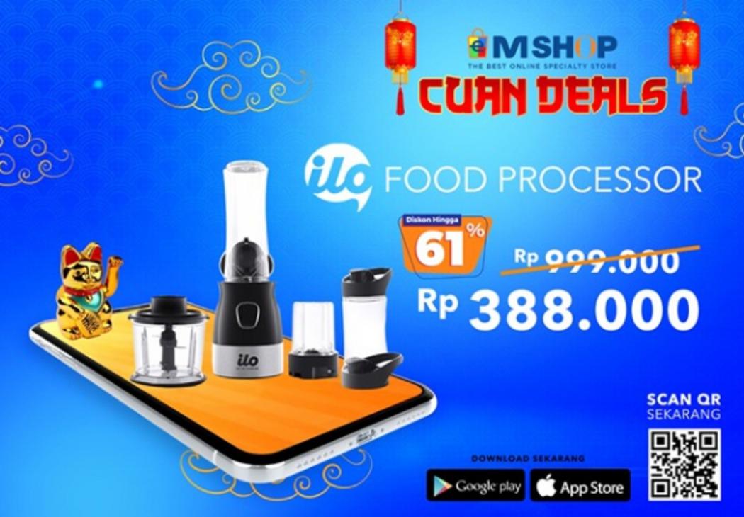 Bun, Jangan Salah Pilih! Ini Kiat dari eMShop Bedakan Blender & Food Processor