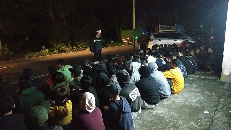 Aksi Balap Liar Marak di Blitar selama PPKM Mikro karena Jalanan Sepi