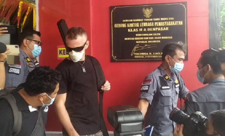 Bebas Murni, Warga Inggris Pembunuh Polisi di Bali Langsung Dideportasi
