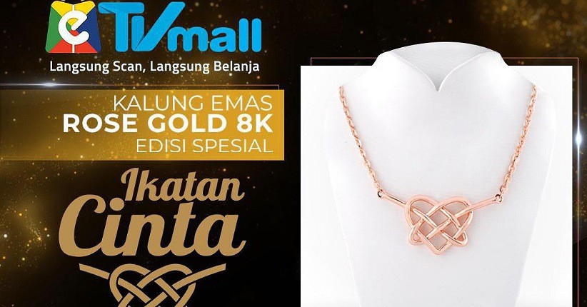 Kalung Emas Ikatan Cinta, Eksklusif di eTVmall untuk Valentine's Gift Pasangan Kamu   