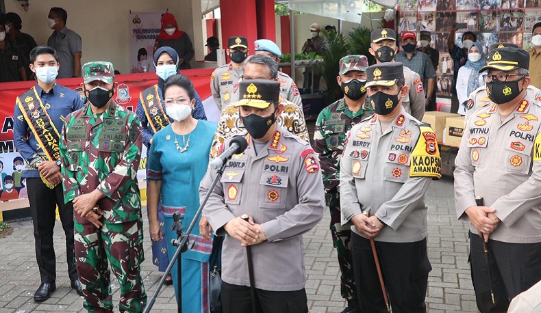 Tekan Penyebaran Covid, Kapolri Apresiasi Kampung Tangguh Balla Ewako Sulsel