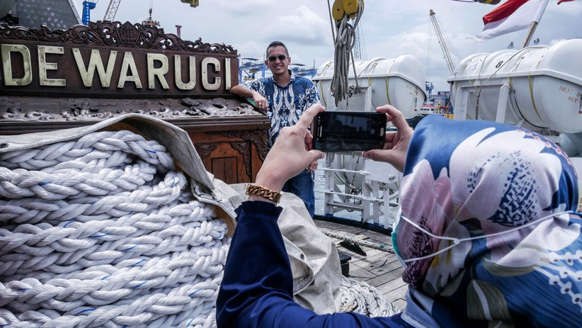 Kedatangan KRI Dewaruci ke Kalsel Ditunda