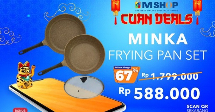 Wajib Tahu! Ini Tips eMShop Merawat Wajan Berbahan Teflon agar Awet & Tahan Lama