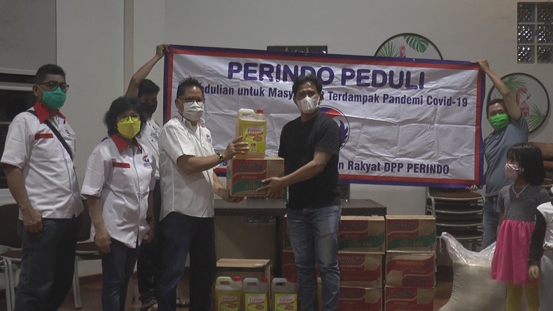 Peduli Korban Banjir Semarang, Partai Perindo Salurkan Bantuan ke Panti Asuhan