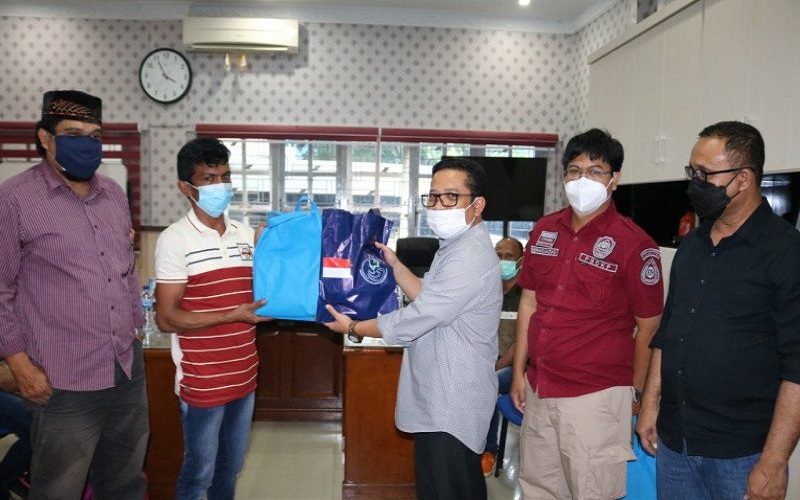 Usai Karantina, 5 Nelayan yang Dibebaskan India Tiba di Aceh