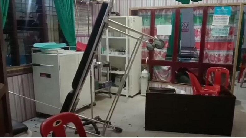 Panik Lihat Darah di Selang Infus, Keluarga Pasien Ngamuk Rusak Puskesmas di Asahan