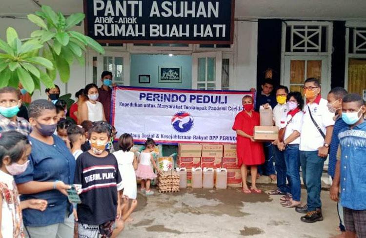 Partai Perindo Salurkan Bantuan Sembako ke Panti Asuhan di Bantul