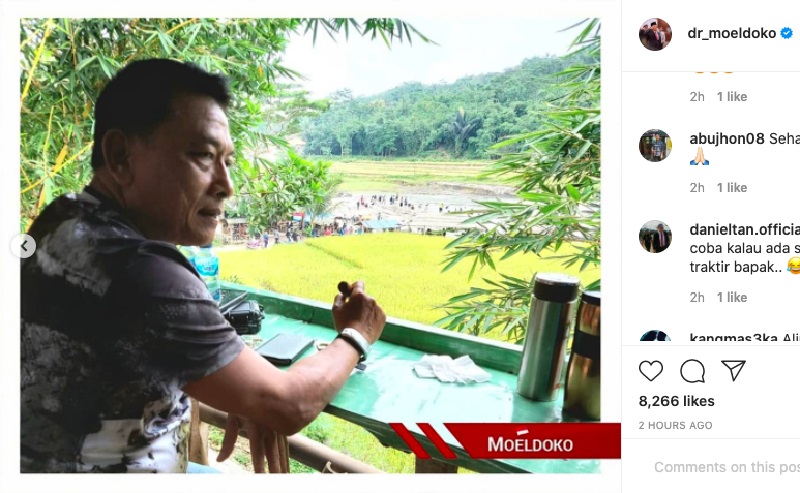 Libur Panjang Imlek, Moeldoko Nikmati Akhir Pekan di Jonggol Bogor