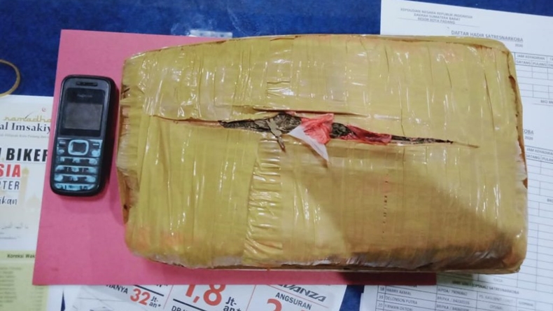 Dalam Sehari, Polisi Tangkap 2 Pengedar Ganja di Padang
