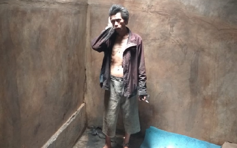 Bunbun, ODGJ di Sindakerta KBB yang Dipasung Dibawa ke RSJ Cisarua