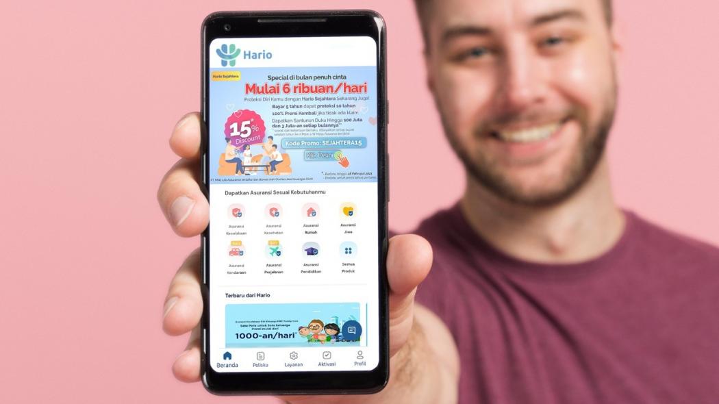 Wow! Gencar Literasi, Pengunduh Aplikasi Hario Asuransi Online Meroket 612%! 
