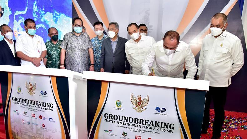 PLTGU Dibangun di Perupuk Batubara, Sumut Bakal Dapat Tambahan Listrik 1.600 MW