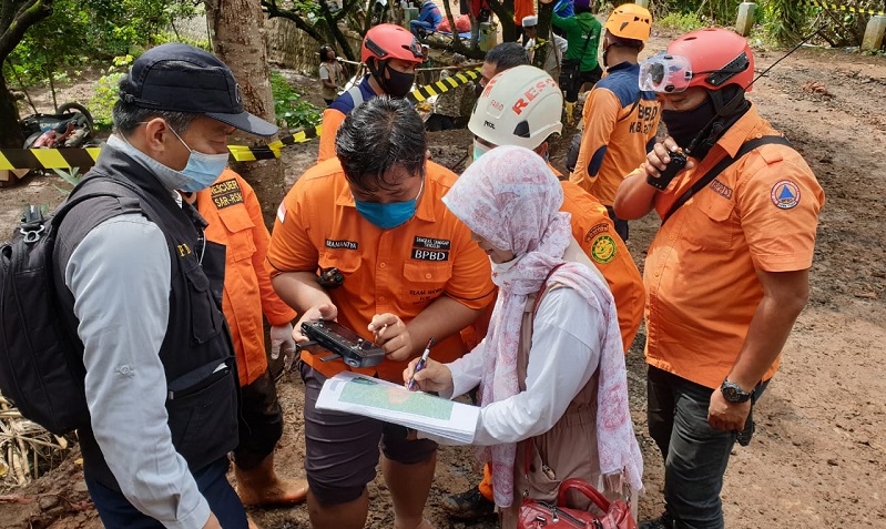 Antisipasi Longsor Susulan, BPBD Lakukan Survei Geologi dan Seismik di Nganjuk