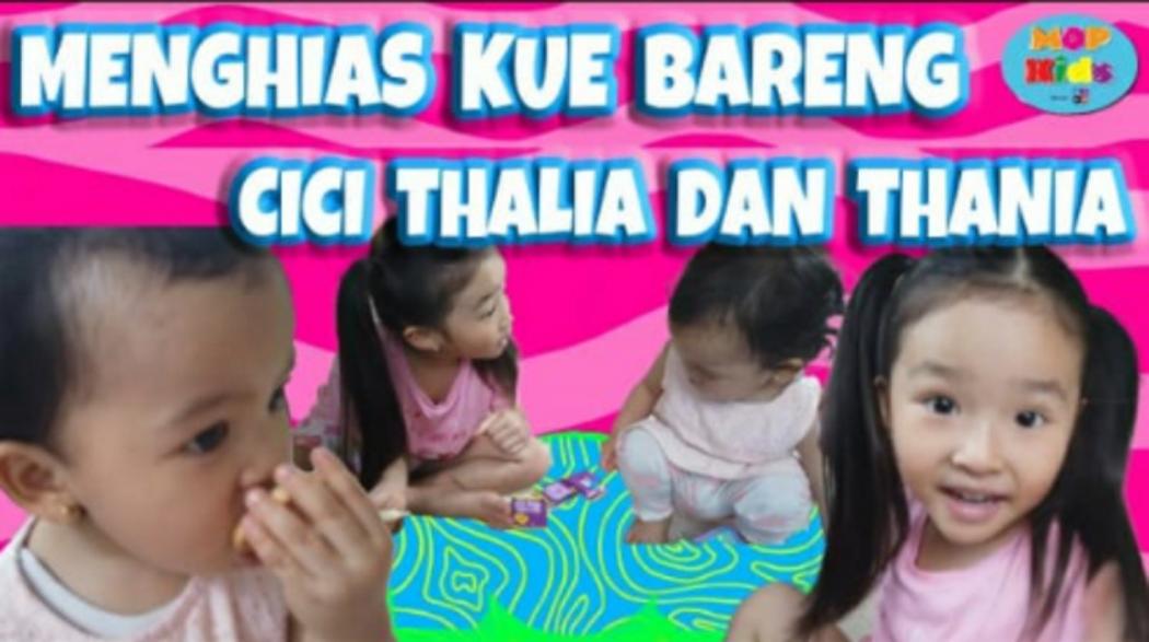  Gemas Banget, Ini Hasil Hias Kue Cici Thalia dan Thania