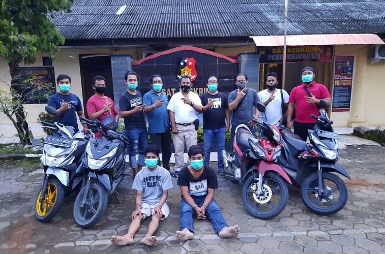 Polisi Tangkap Duet Maut Spesialis Curanmor di Kota Pekalongan