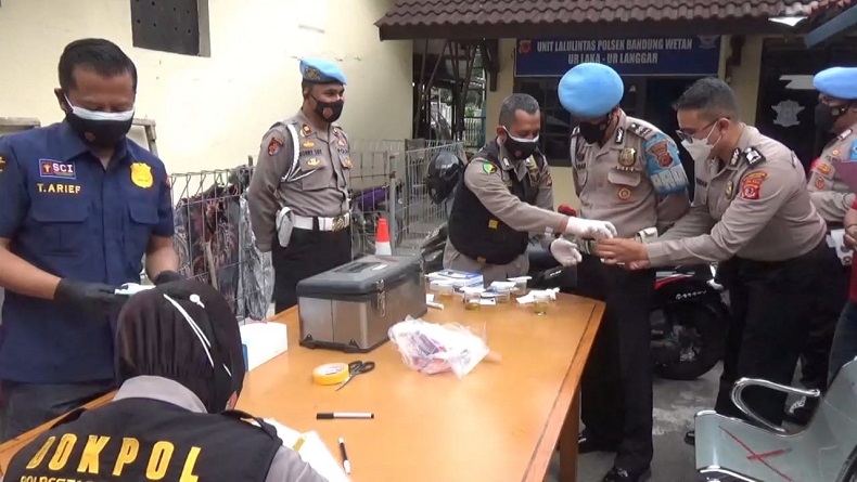 Pascapenangkapan 12 Anggota, Polrestabes Bandung Gelar Tes Urine di Polsek Jajaran