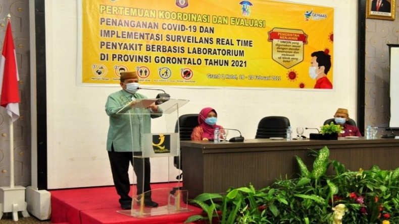 Pemprov Gorontalo Evaluasi Penanganan Covid-19