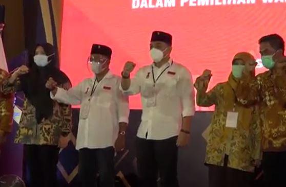 KPU Tetapkan Eri Cahyadi-Armuji Wali Kota dan Wakil Wali Kota Surabaya Terpilih