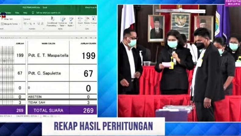 Pendeta Elifas Tomix Maspaitella Terpilih sebagai Ketua MPH Sinode Gereja Protestan Maluku