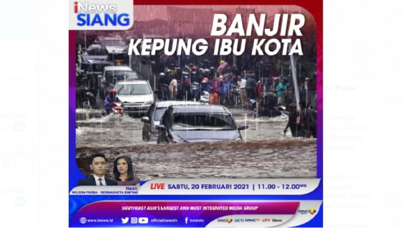 Waspada, Banjir Kepung Ibu Kota! Simak 